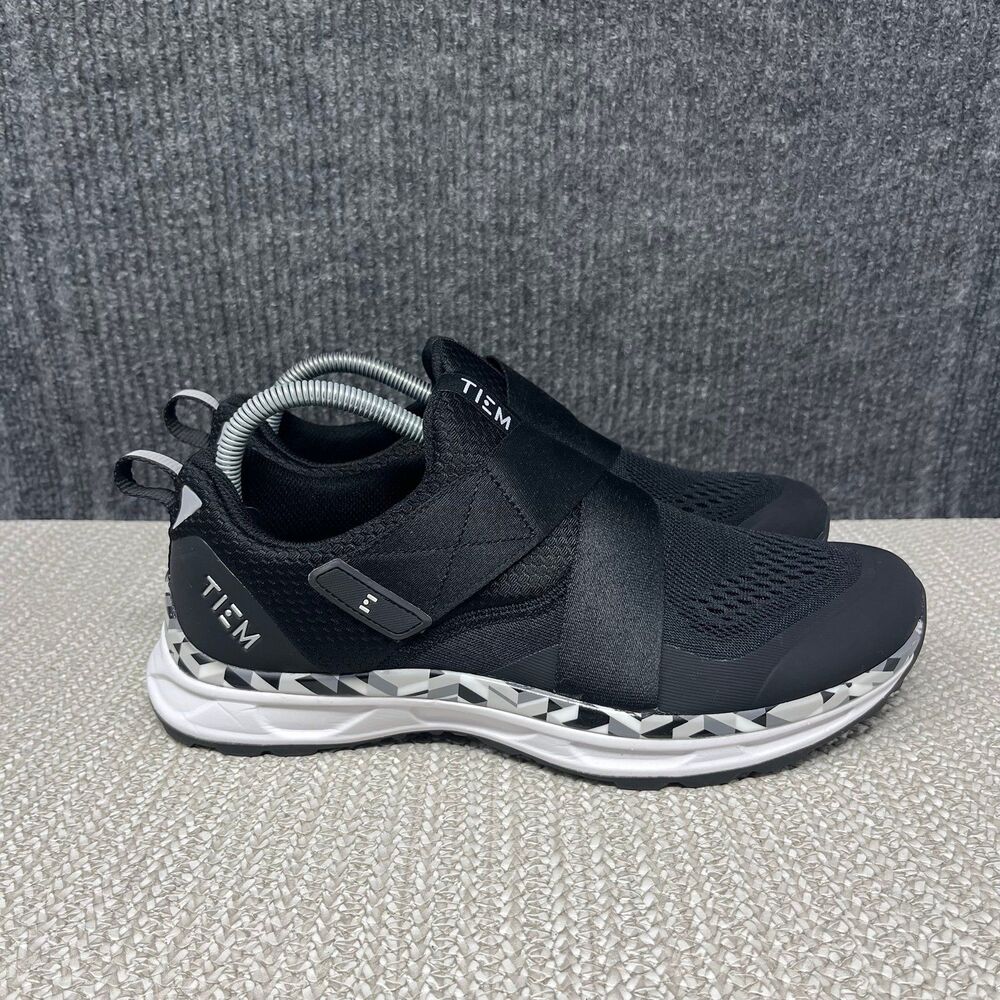 Tiem Slipstream Cycling Spin Shoes Indoor Black White Geometric Women’s 10.5
